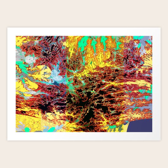 deep jungle II Art Print