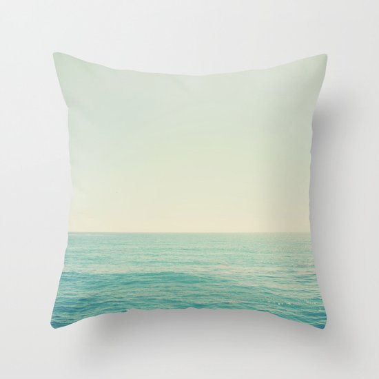 California Ocean Throw Pillow