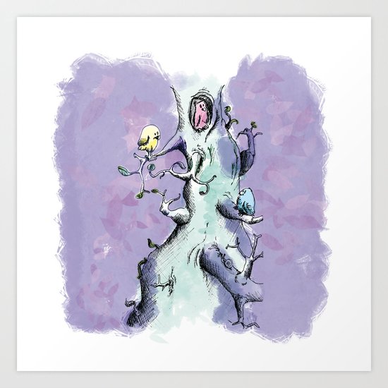 Oiseaux Art Print