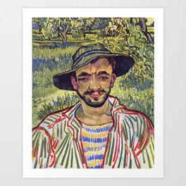 Vincent Van Gogh The Gardener 1889 Art Print