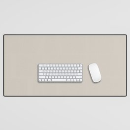 Agreeable Gray Solid Color Desk Mat
