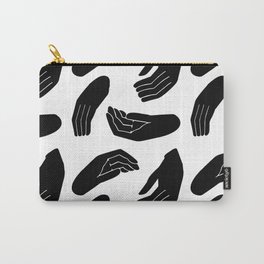 Hands Pattern Carry-All Pouch