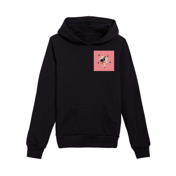 Cutest Unicorn Ever Pink Kids Pullover Hoodie by shail.pawar