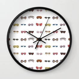 Retro sunglasses Wall Clock