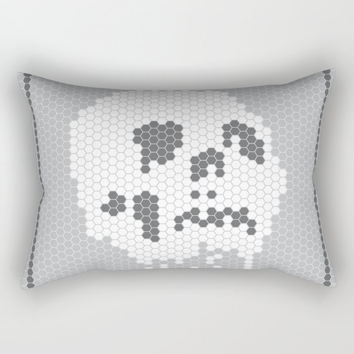 Skull Tile Rectangular Pillow