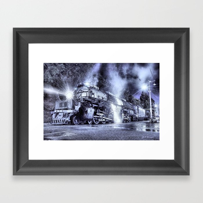 UP 4014. Union Pacific. Ghost Train. © J&S Montague. Framed Art Print