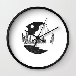 Half Dome Yosemite Wall Clock