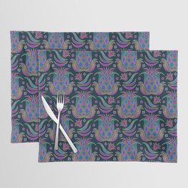 Luxe Pineapple // Midnight Blue Placemat