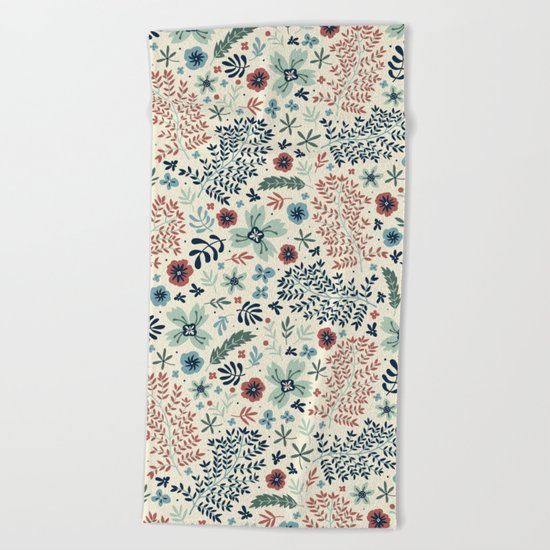 Flora Beach Towel