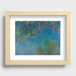 Claude Monet Wisteria Recessed Framed Print