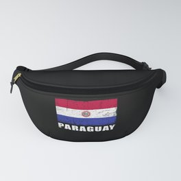 Paraguay Flag Grunge Country Flag Paraguay Fanny Pack