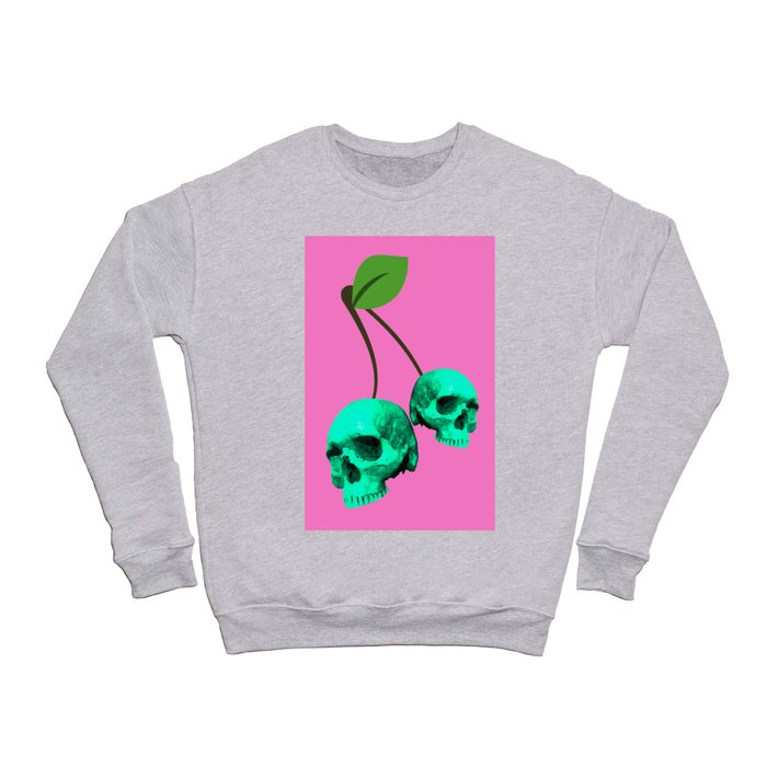 Cherry Green Skulls Crewneck Sweatshirt