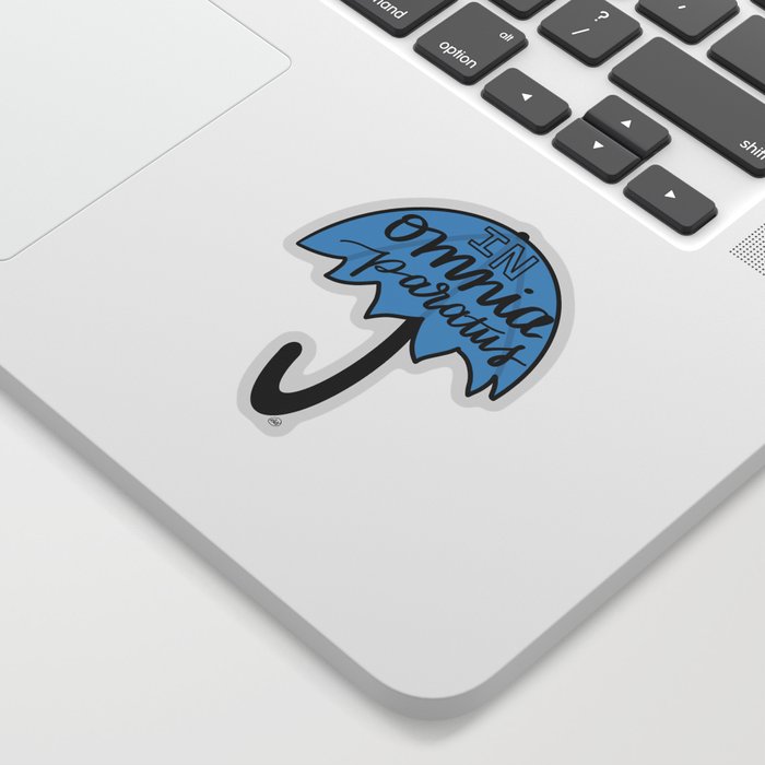 In Omnia Paratus Gilmore Girls Sticker By Ebs Crafts Society6