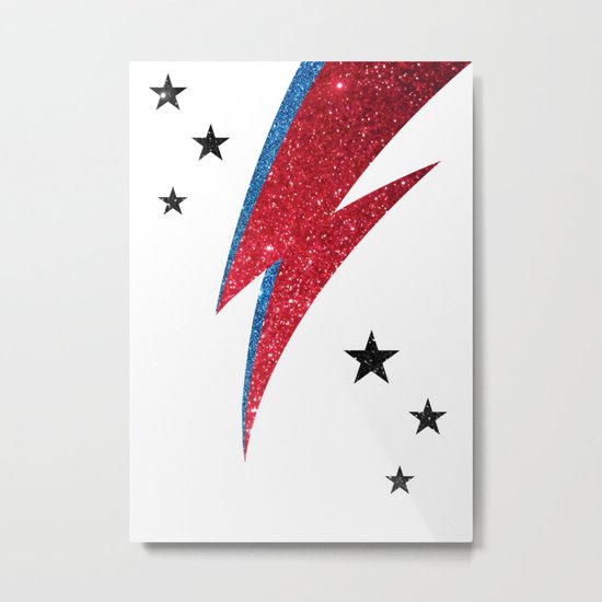 Bowie - Stardust Metal Print