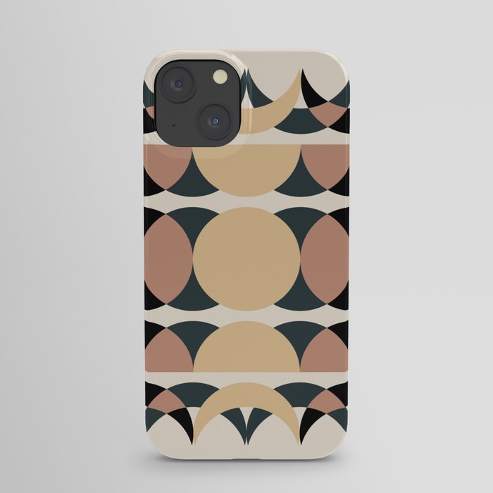Moon Phases Abstract XVII iPhone Case