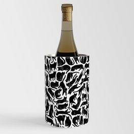 Black Cats Pattern Wine Chiller