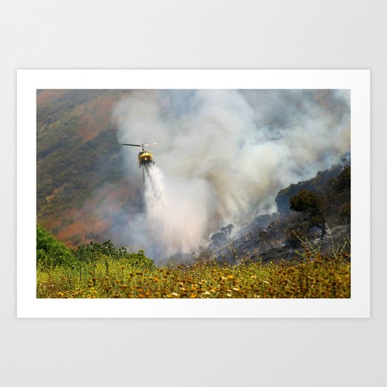 Barnett Fire Art Print