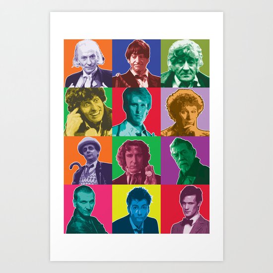 Doctor Warhol Art Print