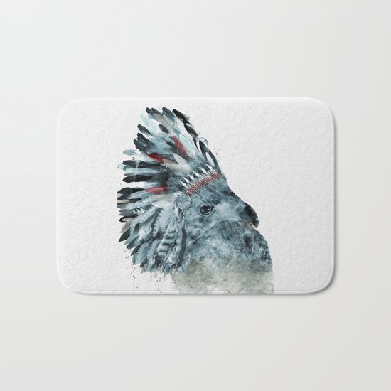 the elder hawk Bath Mat