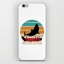 Megalodon Vintage Retro iPhone Skin