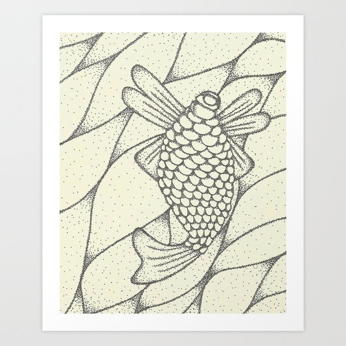 Irregular Fish Art Print