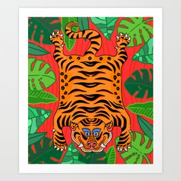 Tibetan Jungle Tiger Art Print