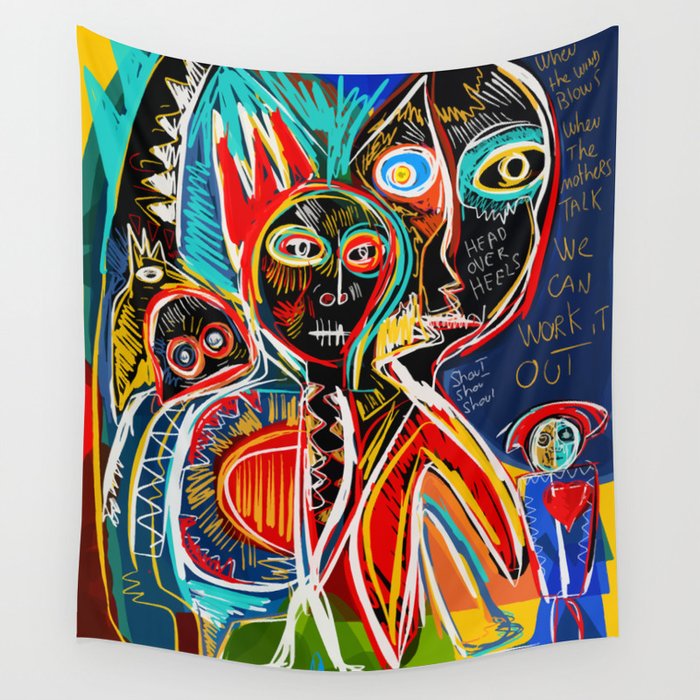 Street art on sale tapestry