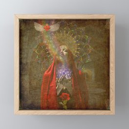 Priestess - Mary Magdalene Framed Mini Art Print