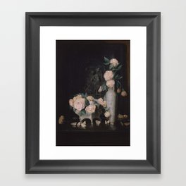 Wilting Roses Framed Art Print
