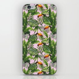 Exotic Tropical Bird Jungle Foliage iPhone Skin