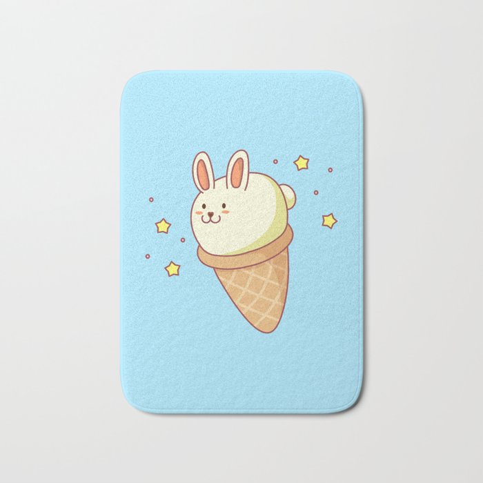 Bunny-lla Ice Cream Bath Mat