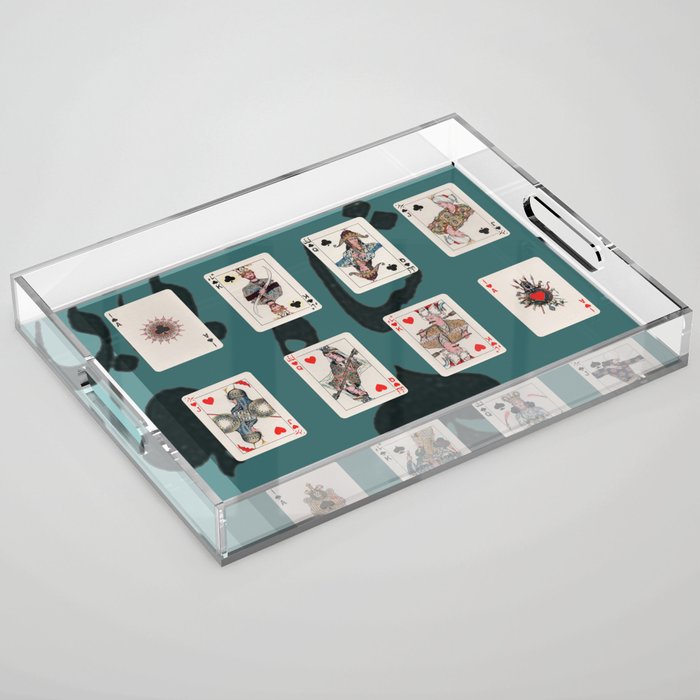Persian Playing Cards Acrylic Tray