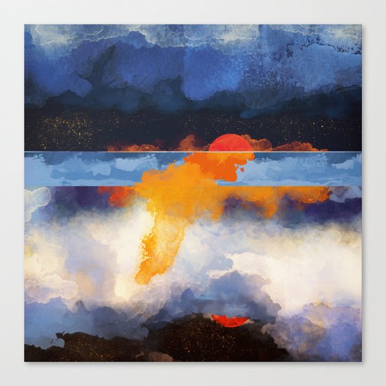 Dusk Reflection Canvas Print