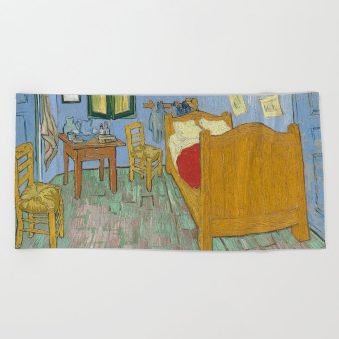 Vincent Van Gogh The Bedroom In Arles Beach Towel