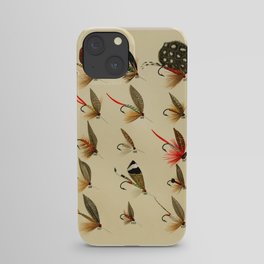 Illustrated Trout Fishing Flies Chart from Favorite Flies and Their Histories  iPhone Case