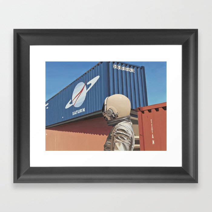 Shipping Container Framed Art Print