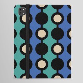 Mid Century Modern Polka Dot Beads 421 iPad Folio Case