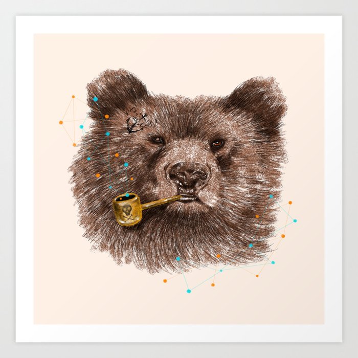 Sailor Bear II Art Print