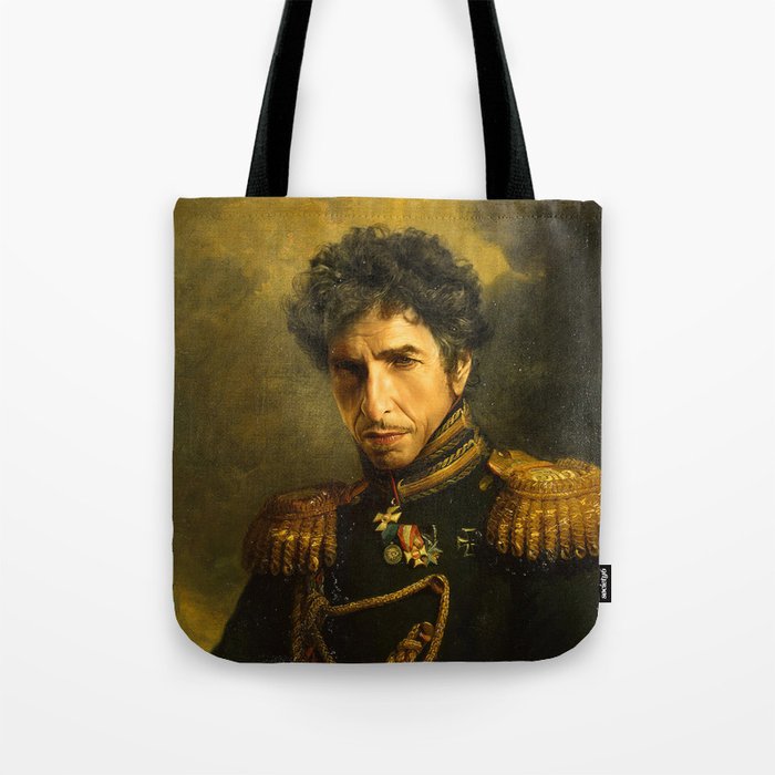 Bob Dylan - replaceface Tote Bag