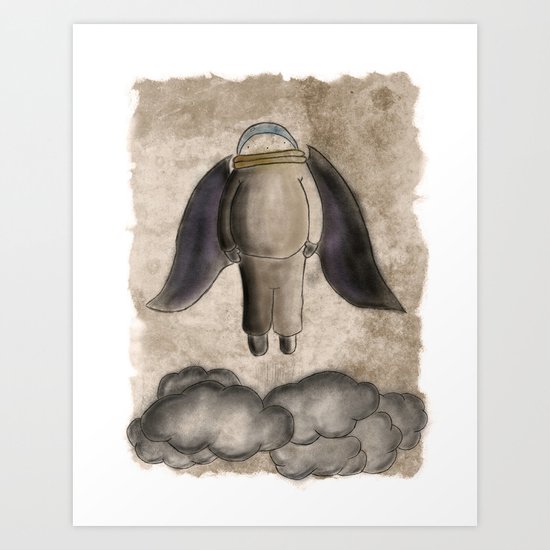 Volando Art Print