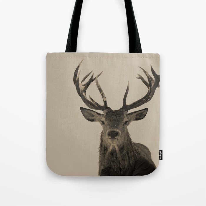 Deer thinking Tote Bag
