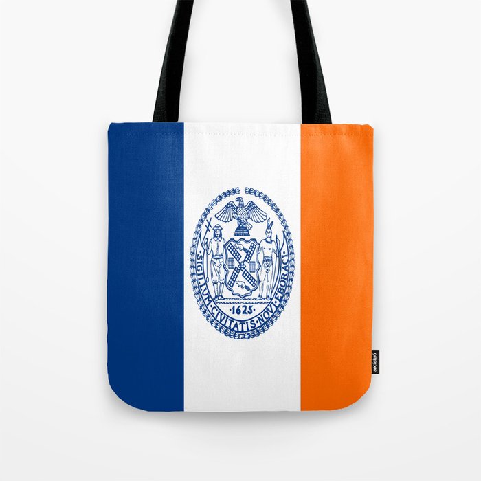 American cities-  Flag of  new york Tote Bag
