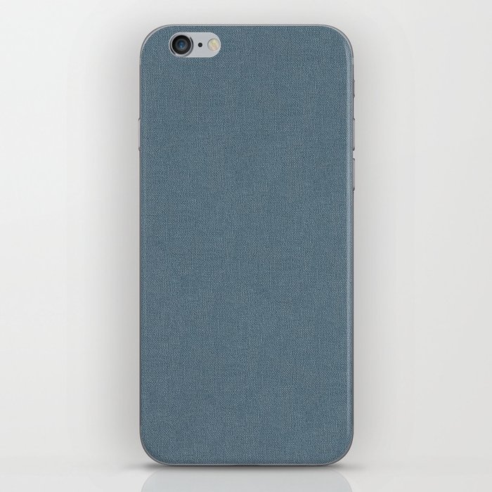 Grey Blue Color iPhone Skin