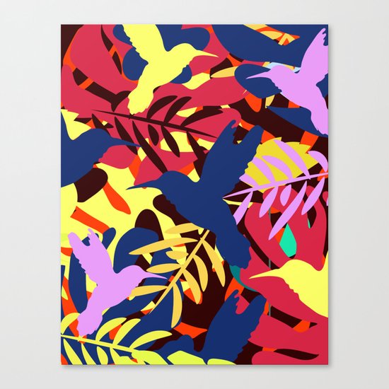 A tropical flight Canvas Print