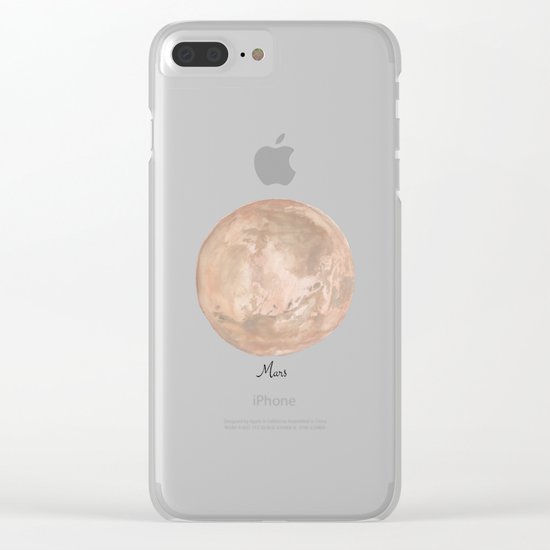 Mars Clear iPhone Case