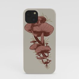 mauve mushroom cluster  iPhone Case