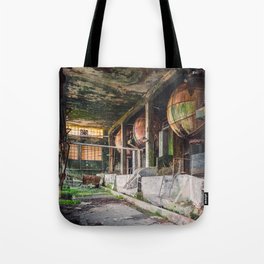Abandoned Paper Mill in Decay Tote Bag