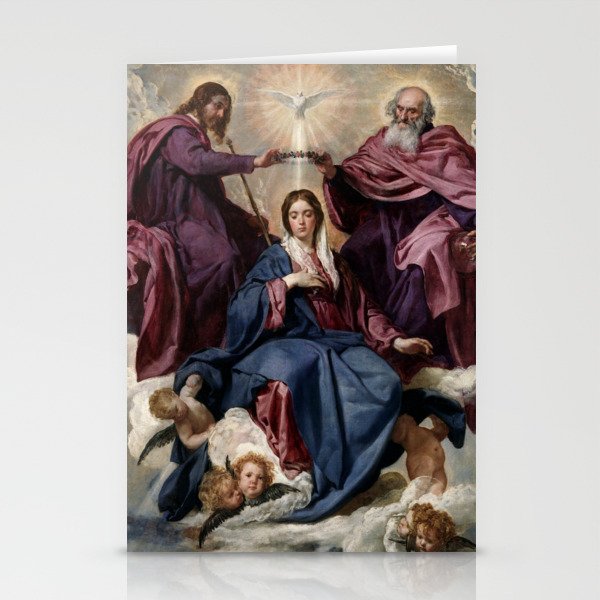 Coronation of the Virgin Stationery Cards