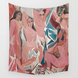 Les demoiselles d'Avignon - Pablo Picasso - Art Poster Wall Tapestry