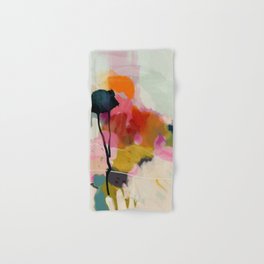 Towels Abstract Modern Watercolor Landscape Towel Abstract Landscape Hand Towels Sun Bathroom Decor Bath Towels Mountains